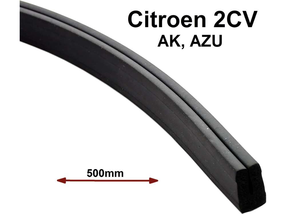 Citroen-2CV - Dichtung für den Batteriekasten in der Stirnwand. (Moosgummi geschlitzt). Passend für Ci