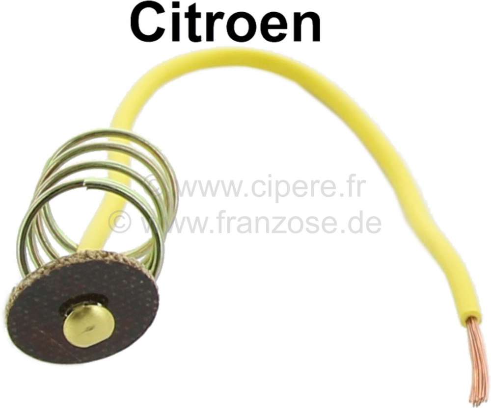 Citroen-2CV - Elektrischer Kontakt für den runden Blinker oder runde Rückleuchte. Nur für originale a