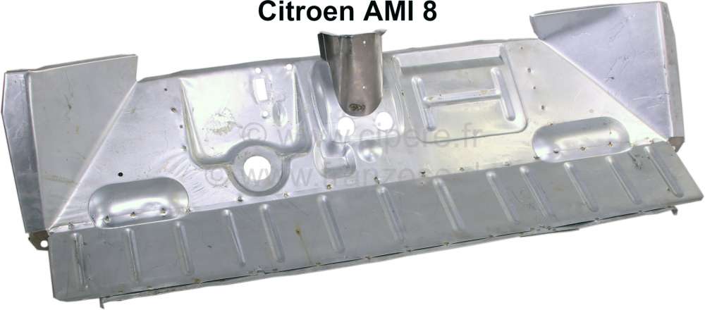 Citroen-2CV - AMI8, Pedalbodenblech komplett für Citroen Ami 8. Es handelt sich um eine Nachfertigung, 