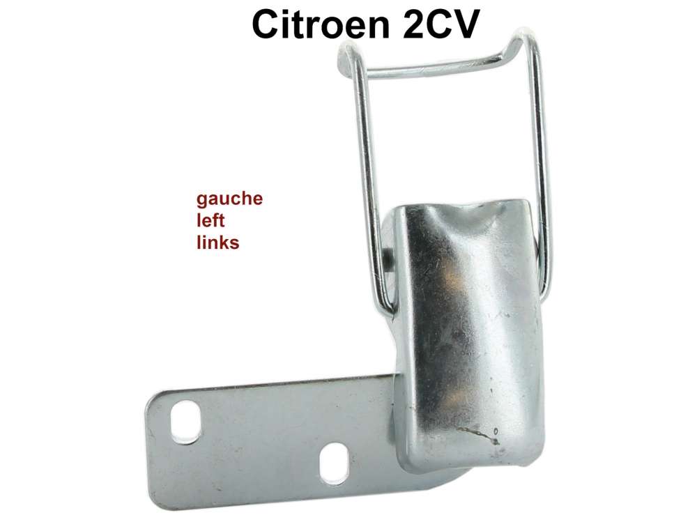 Citroen-2CV - 2CV, Rolldachverschluß innen links. Nachbau