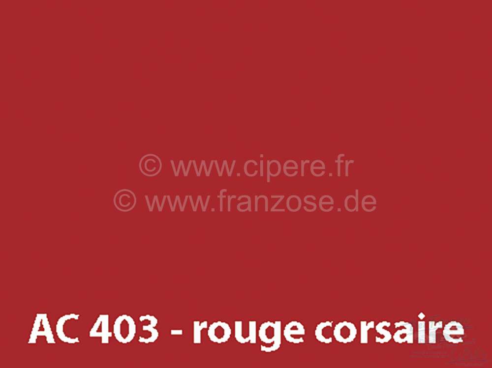 Citroen-2CV - Sprühlack 400ml / AC 403 Rouge Corsaire von 7/67 - 2/70 Bitte innerhalb 6 Monate aufbrauc