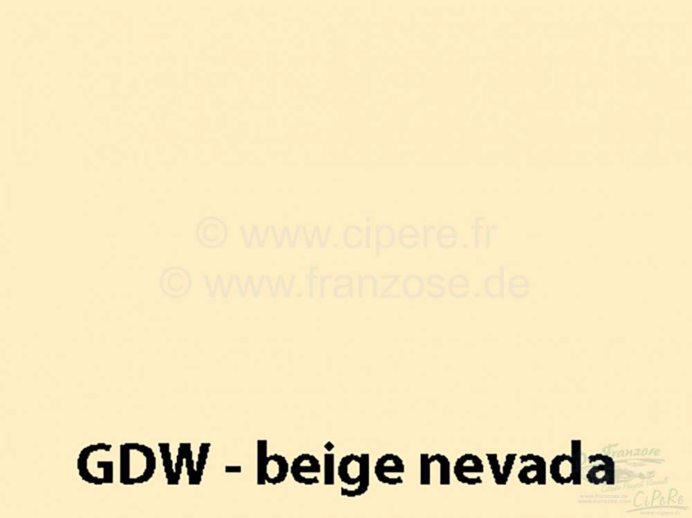 Citroen-2CV - Sprühlack 400ml / GDW / AC 074 Beige Nevada von 9/78 - 9/81 Bitte innerhalb 6 Monate aufb