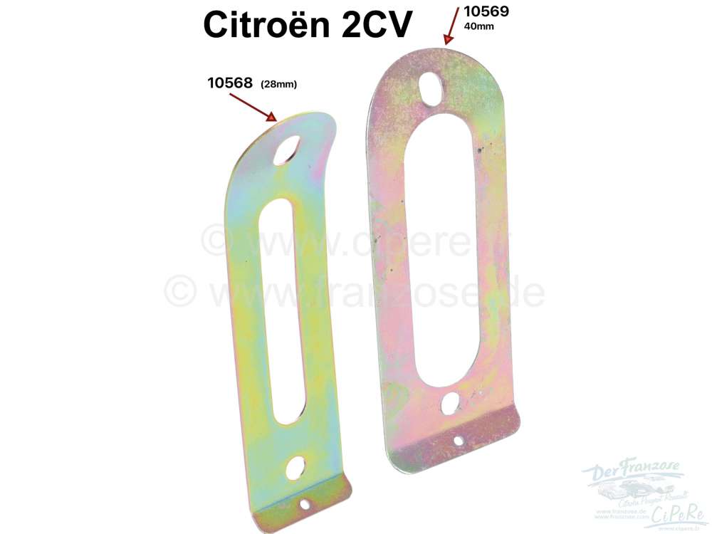 Citroen-2CV - Führung für das Gasgestänge, passend für Citroen 2CV. 40mm breit. (Nur für Fahrzeuge 