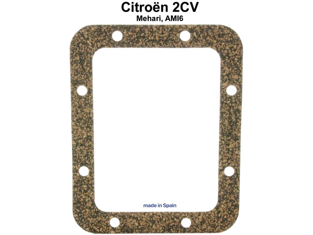 Citroen-2CV - Getriebedeckeldichtung für Citroen 2CV / AMI6, Dyane. Passend für das alte Getriebe, ver