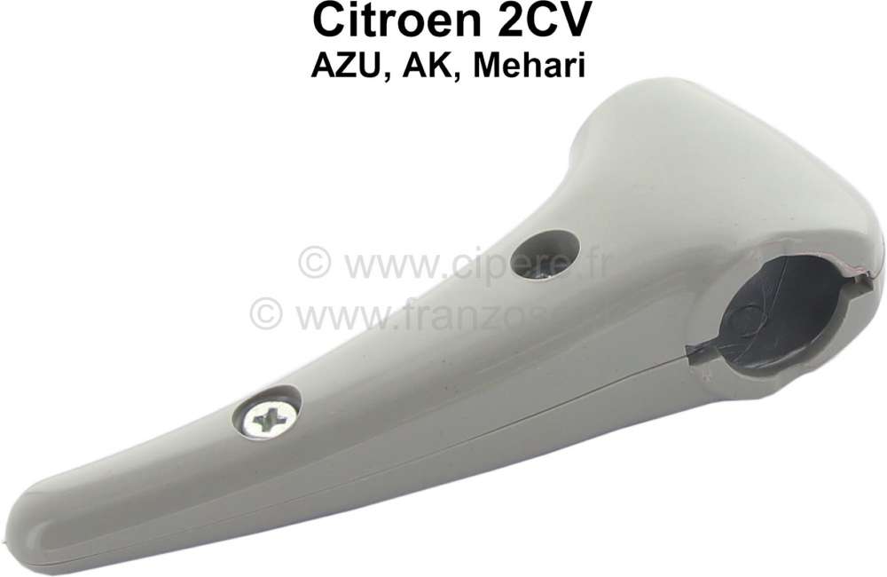 Citroen-2CV - Handbremsgriff in grau. Passend für Citroen 2CV, AK, Mehari