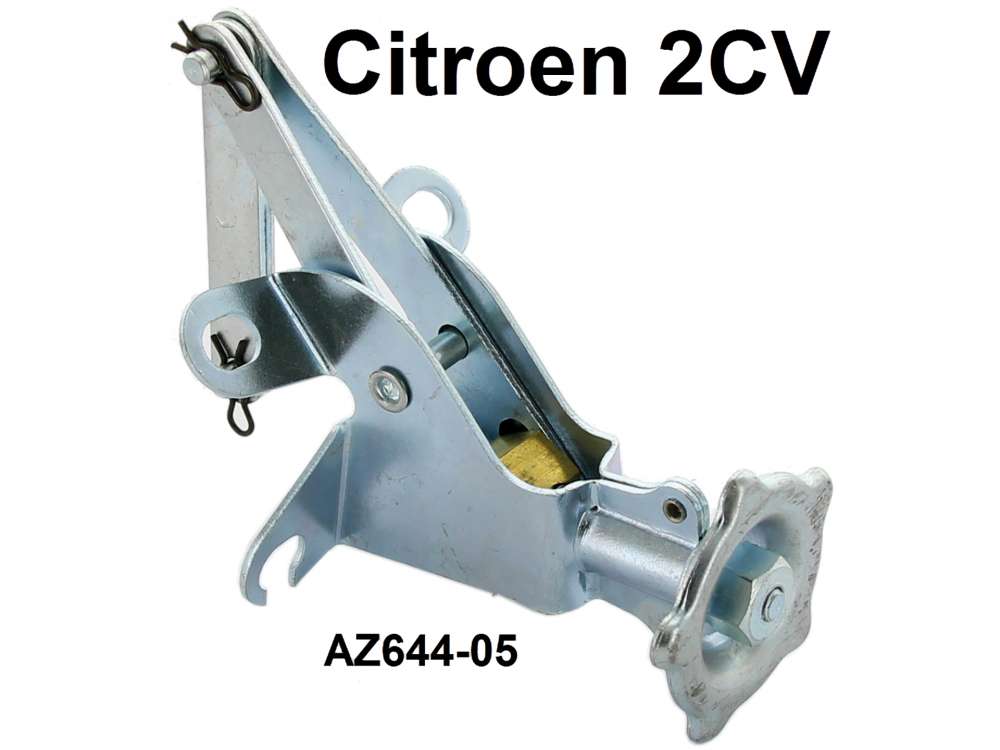 Alle - 2CV, Lüfterklappe, Aufstellmechanismuß für die Lüfterklappe (Handrad). Passend für Ci