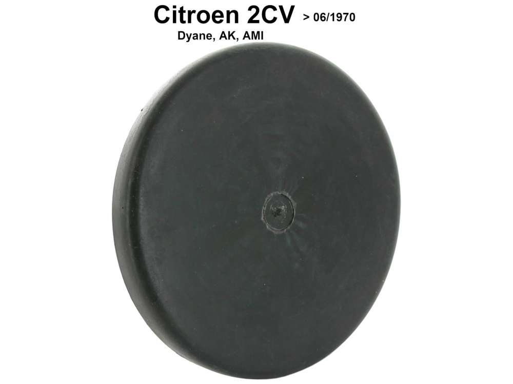 Citroen-2CV - Abdeckkappe für die Schwingarmlagerung hinten (flache Ausführung, für Fahrzeuge mit Bre
