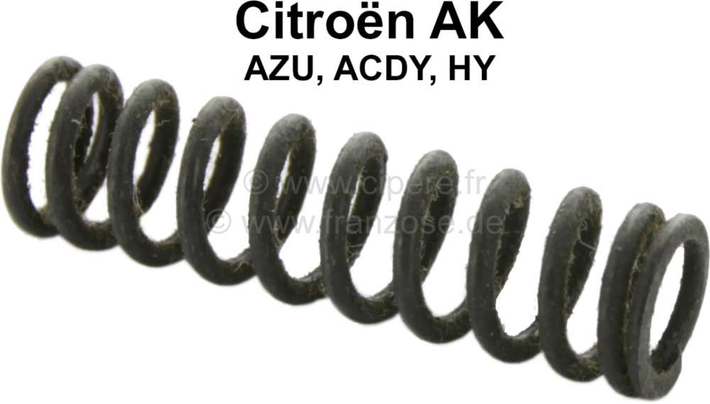 Citroen-DS-11CV-HY - AK 400/ACDY/AZU/HY, Reserveradklappe, Feder für den Verriegelungsbolzen.