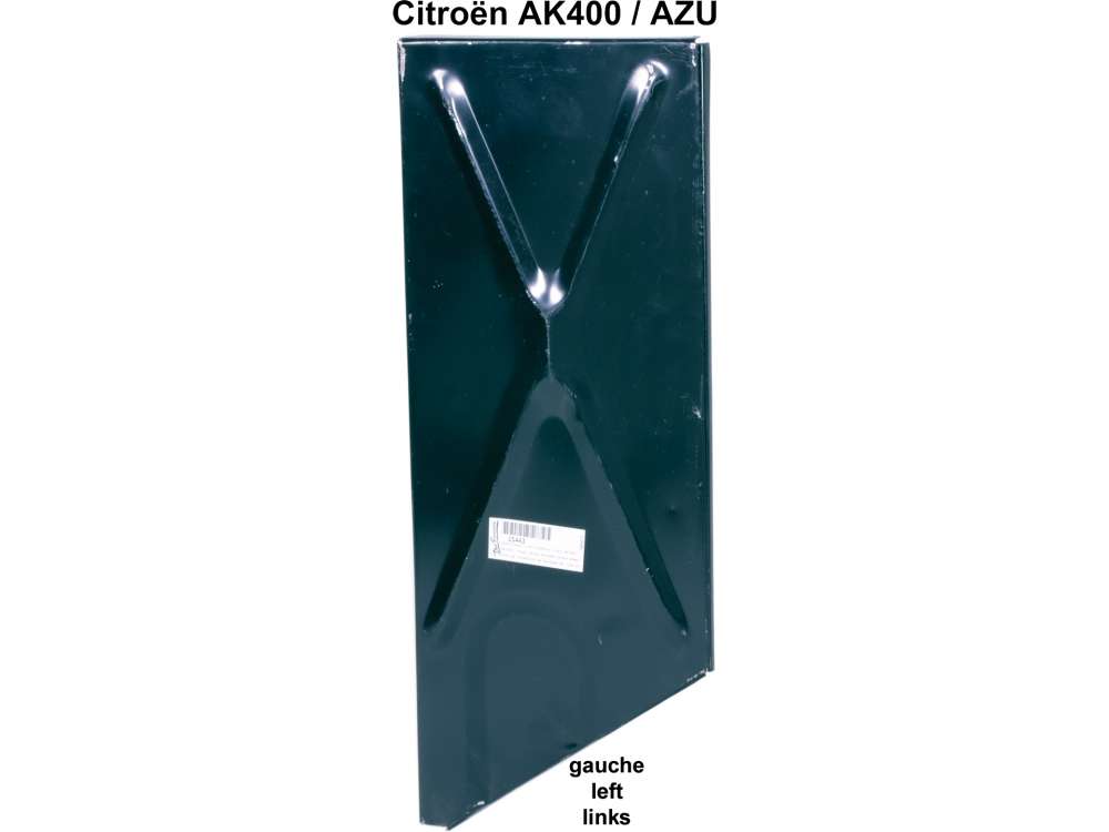 Citroen-2CV - AK/AZU, Schottwand links in Radhaus. (Blech zwischen Reserverad + Radhaus.) Passend für C