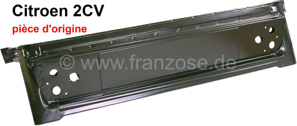 Alle - 2CV, Heckabschlußblech für Citroen 2CV (Original). Das Heckabschlußblech ist die letzte