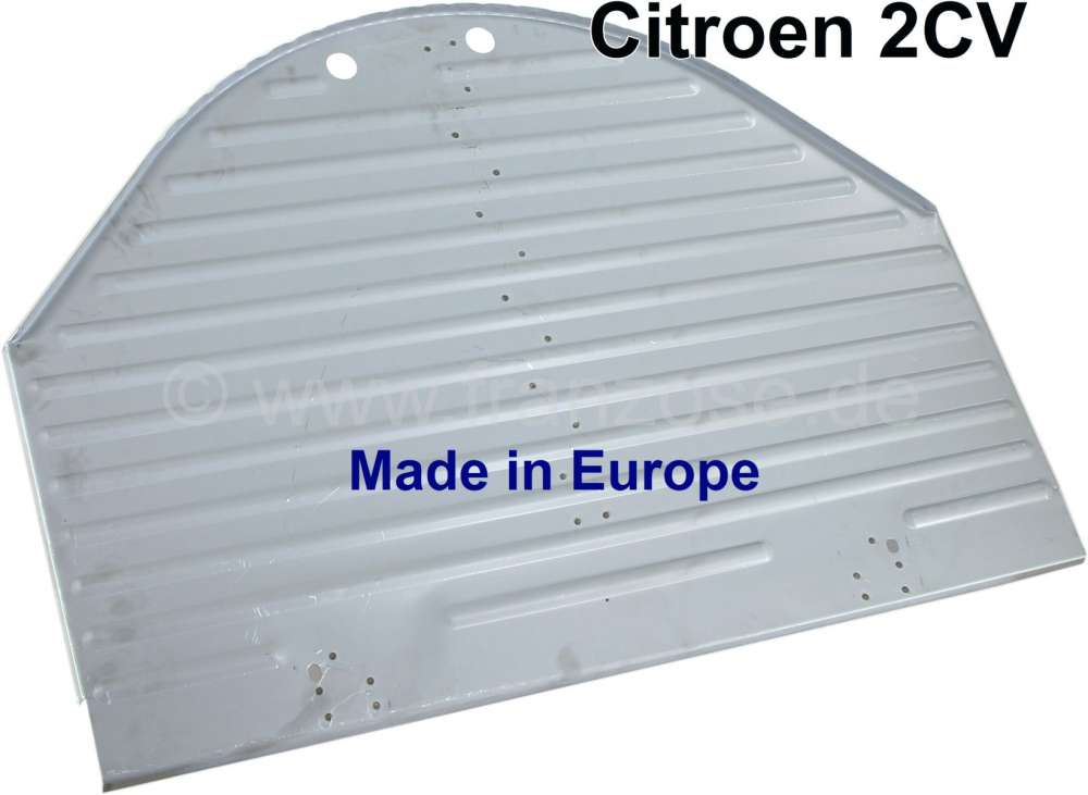 Citroen-2CV - 2CV, Kofferraumblech solo für den Citroen 2CV. Es ist ein sehr guter Nachbau, mit allen S