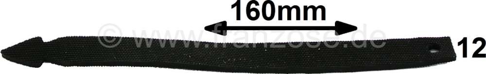 Citroen-DS-11CV-HY - Kabelbinder aus Gummi (schmal). Länge: 160mm. Breite: 12mm. Made in Germany.