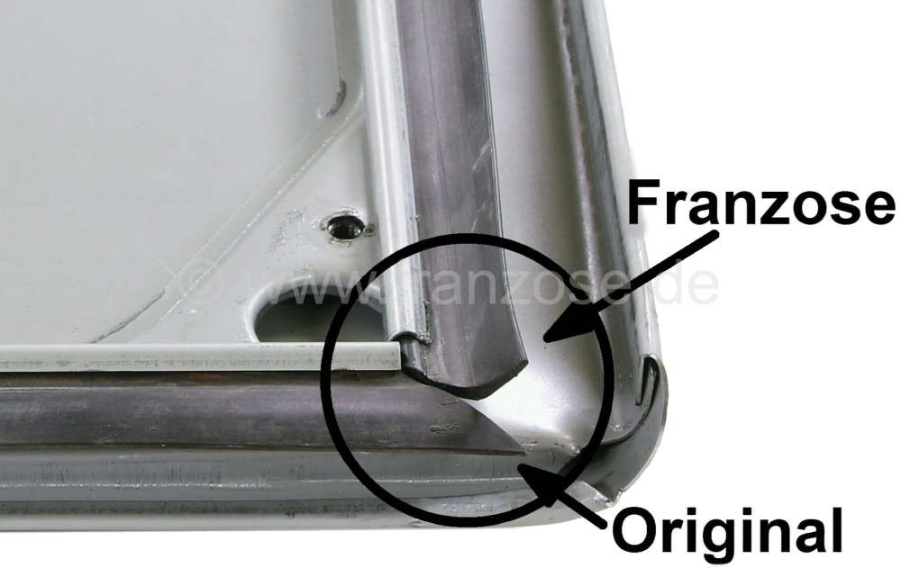 Renault - 2CV, Kofferraumdeckel Dichtungssatz komplett (Made in Germany). Passend für Citroen 2CV. 