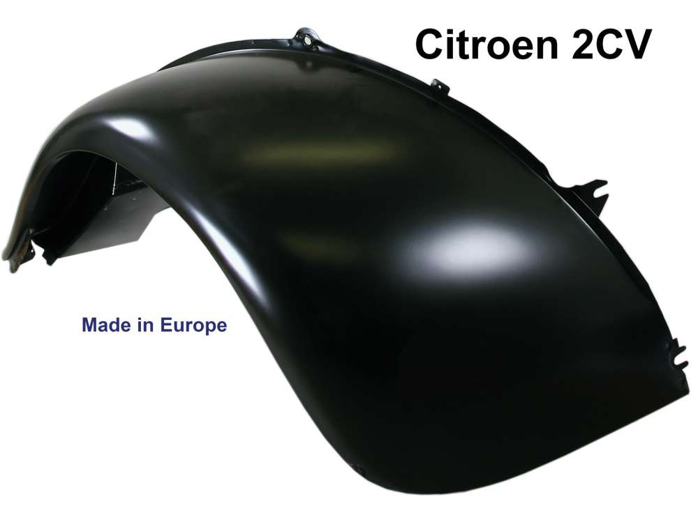 Citroen-2CV - 2CV alt, Kotflügel vorne rechts, ohne Ausschnitt für den Blinker, mit Ausschnitt für di