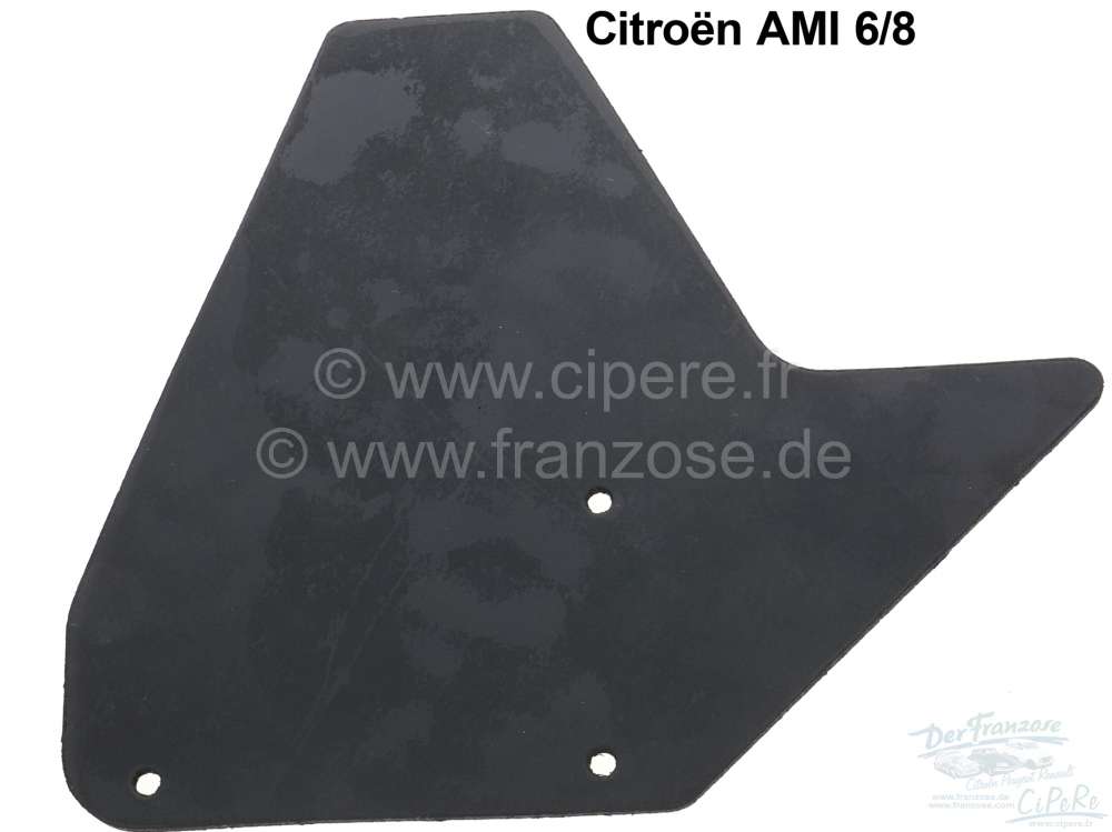 Citroen-2CV - AMI6/8, Schmutzfänger Innenkotflügel vorne rechts, hinterer Schmutzfänger. Passend für