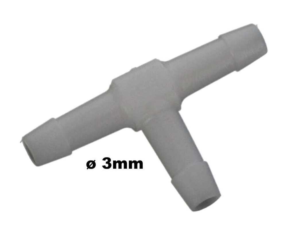 Peugeot - T-Verbinder Benzinleitung, 3mm, auch für die Scheibenwaschanlage verwendbar.