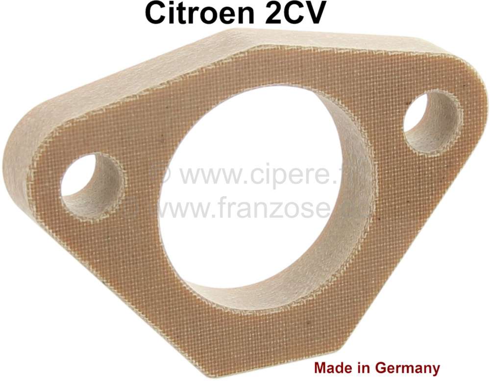 Citroen-2CV - Benzinpumpen Distanzplatte. Passend für Citroen 2CV6 + 2CV4. Made in Germany