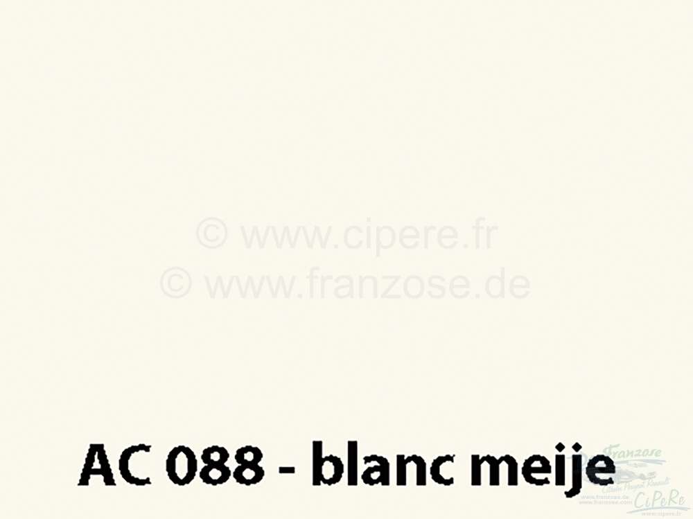 Renault - Lack 1000ml /EWT/GWB/088/ 9/82> Blanc Meije /9/71-9/72, bitte mit dem Härter 20438 mische