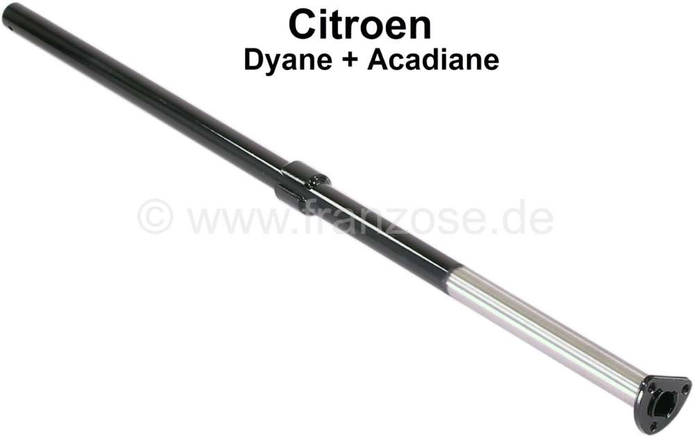 Citroen-2CV - Lenksäule Dyane, 734 mm lang. Guter Nachbau aus der EU. Passend für Citroen Dyane + Acad