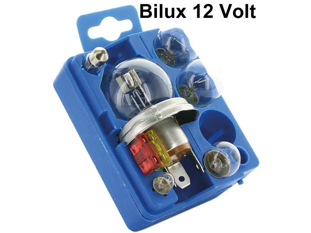 Citroen-2CV - Glühlampenersatzbox Bilux, 12 Volt. Sollte im Auto liegen!