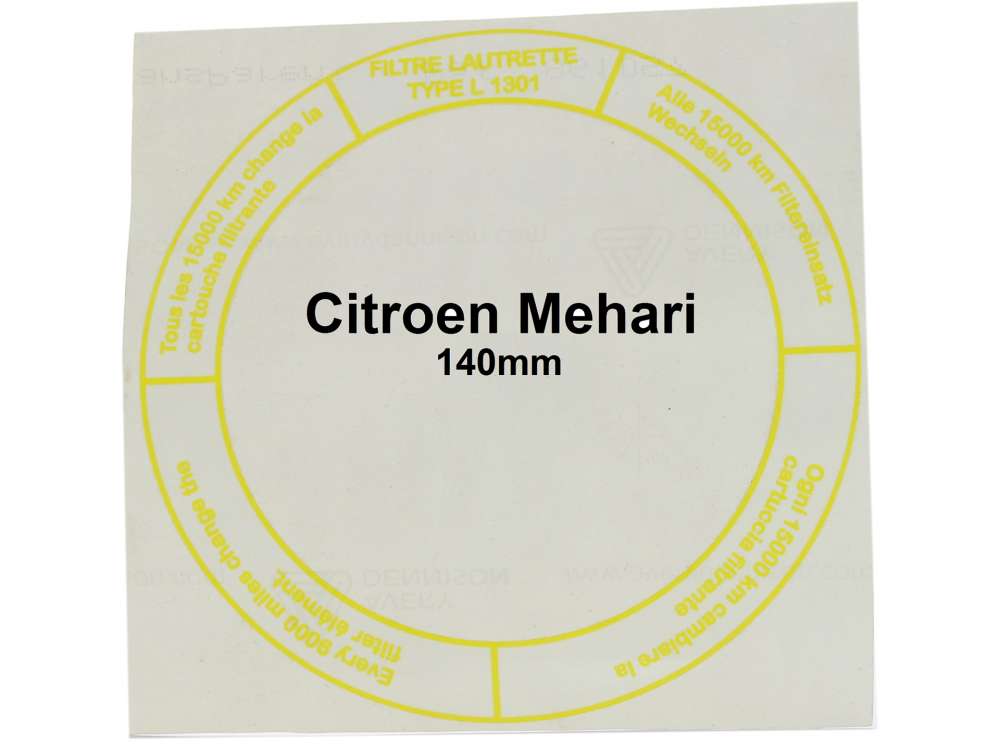 Citroen-2CV - Aufkleber 