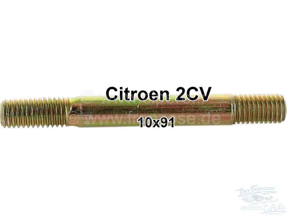 Citroen-2CV - Verschraubung Motor-Getriebe: Stehbolzen lang, zwischen Motor + Getriebe. Passend für Cit
