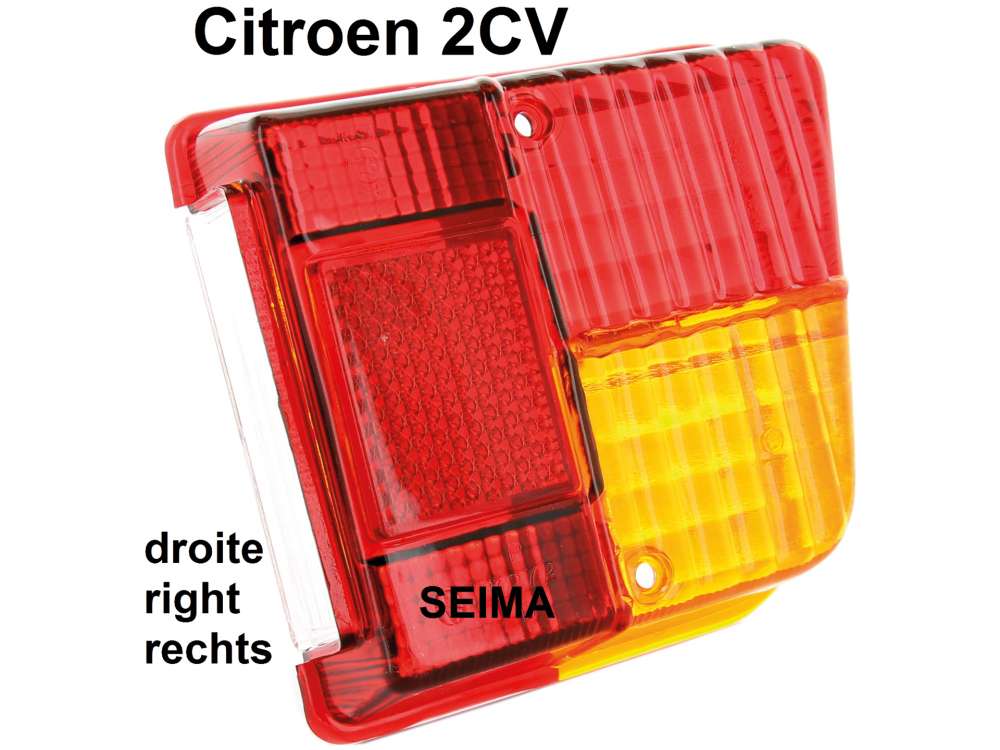 Citroen-2CV - Rücklichtkappe rechts, für 