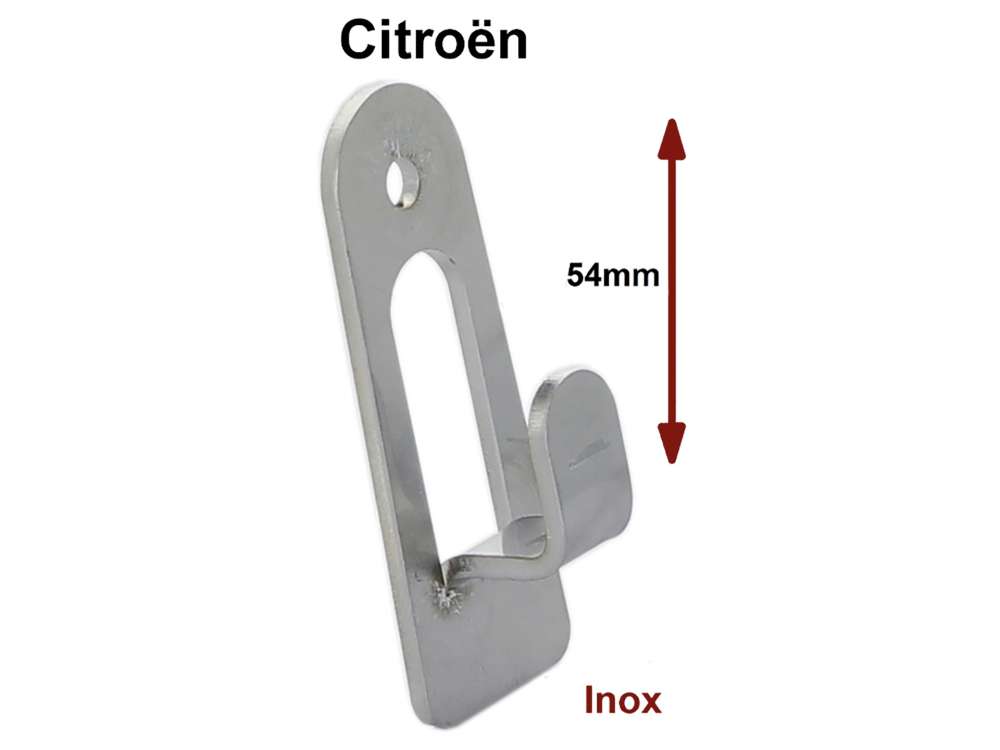 Citroen-2CV - Sicherheitsgurt Aufhängungshalter (Beckengurt hinten) aus Edelstahl. Passend für Citroen