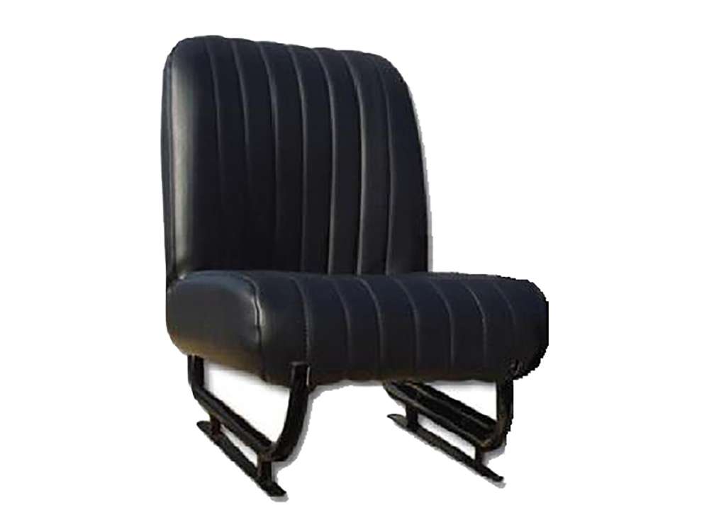 Citroen-2CV - Mehari, Sitzbezug in Kunstleder schwarz. Links + rechts passend.