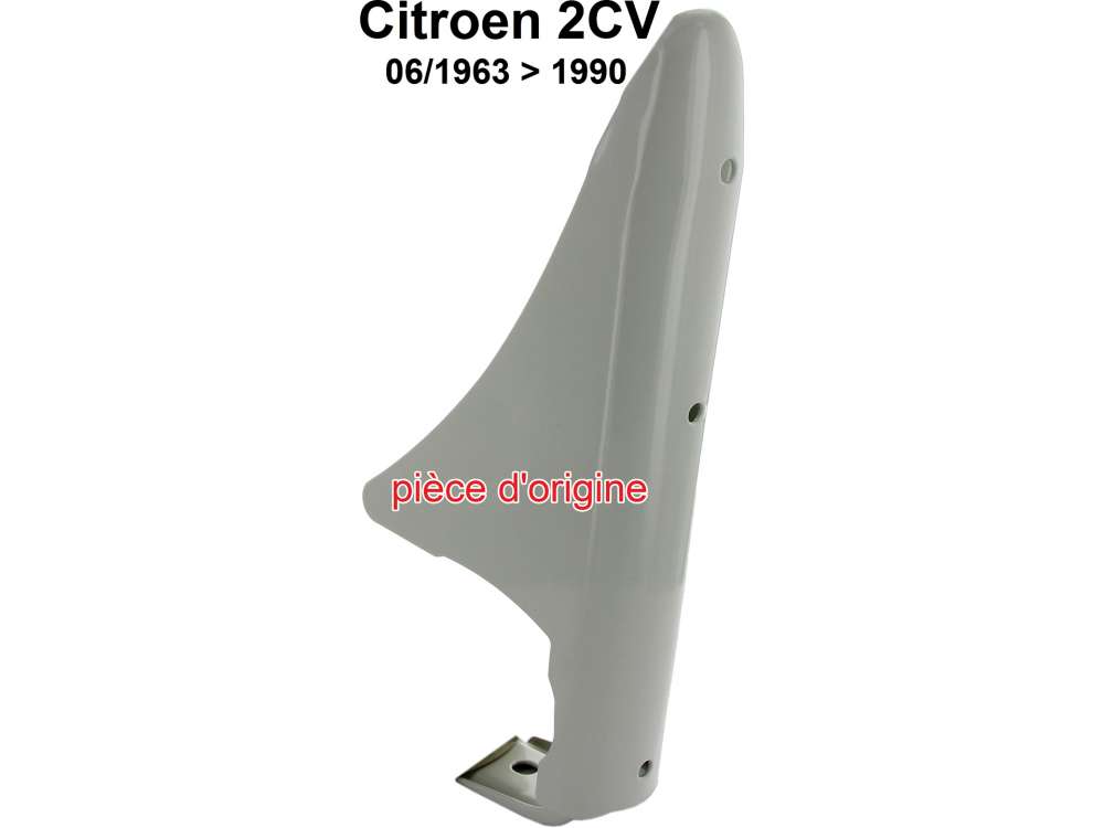 Citroen-2CV - Stoßstangenhorn (Original) ohne Gummischutzleiste, vorne, für Citroen 2CV. Das Stoßstan