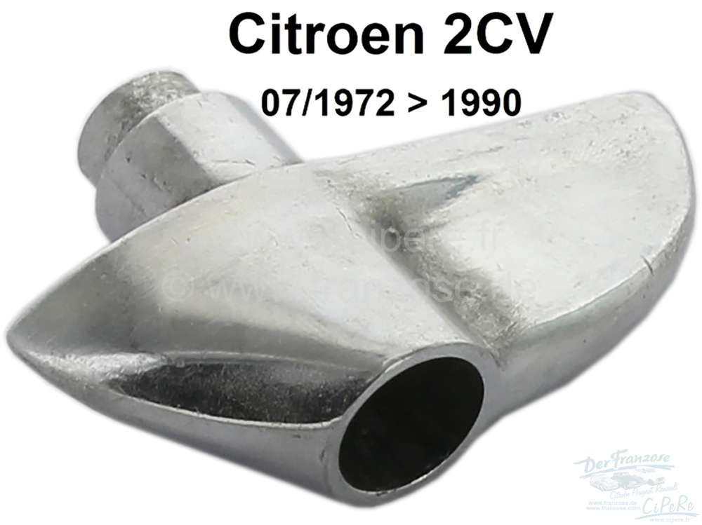 Citroen-2CV - 2CV, Türgriff vorne, letzte Ausführung! Verbaut von 07/1972 bis 1990.