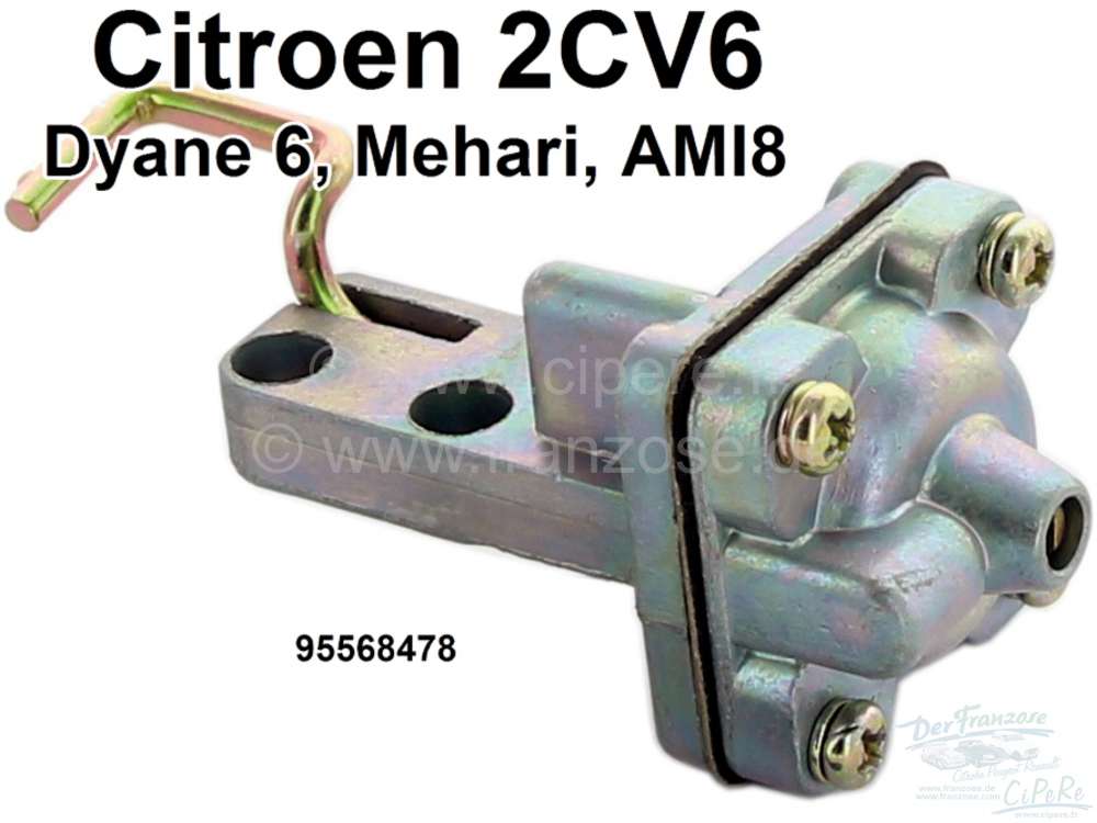 Citroen-2CV - Unterdruckmembrane, Pulldowndose, für den Choke (Kaltstarteinrichtung). Passend für Citr