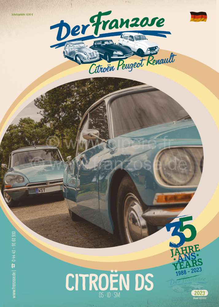 Peugeot - DS Katalog 2023, deutsch, 352 Seiten. Kompletter Katalog DER FRANZOSE mit Bildern und Prei