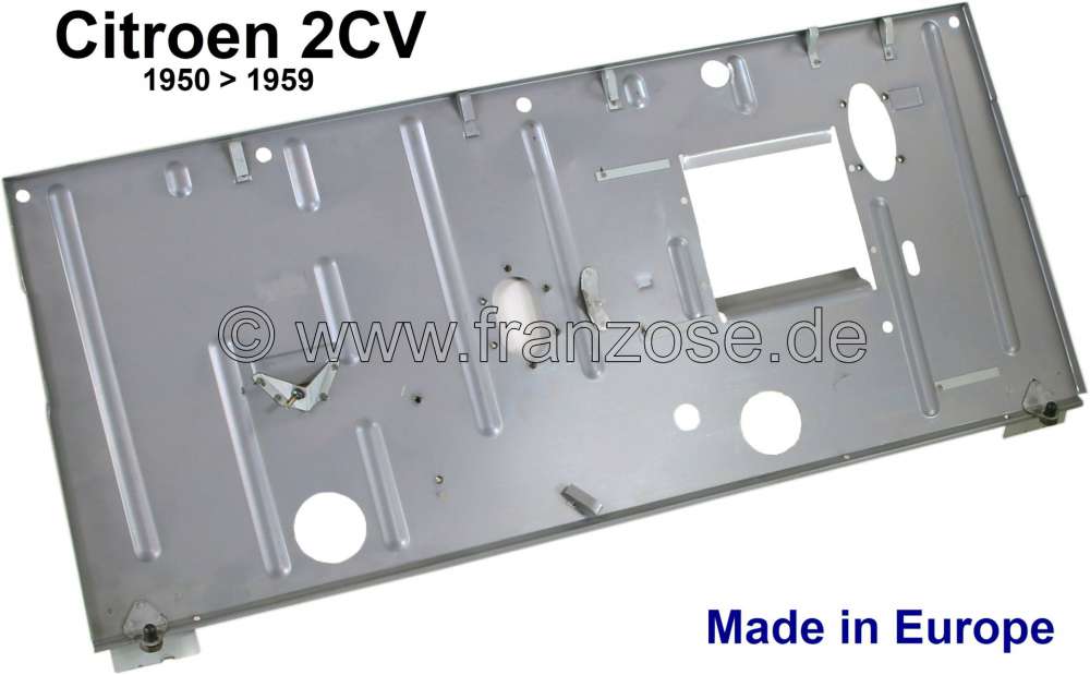Citroen-2CV - 2CV, Stirnwand für Citroen 2CV, AK, AZU. Verbaut von Baujahr 1950 bis 1959. Made in EU.