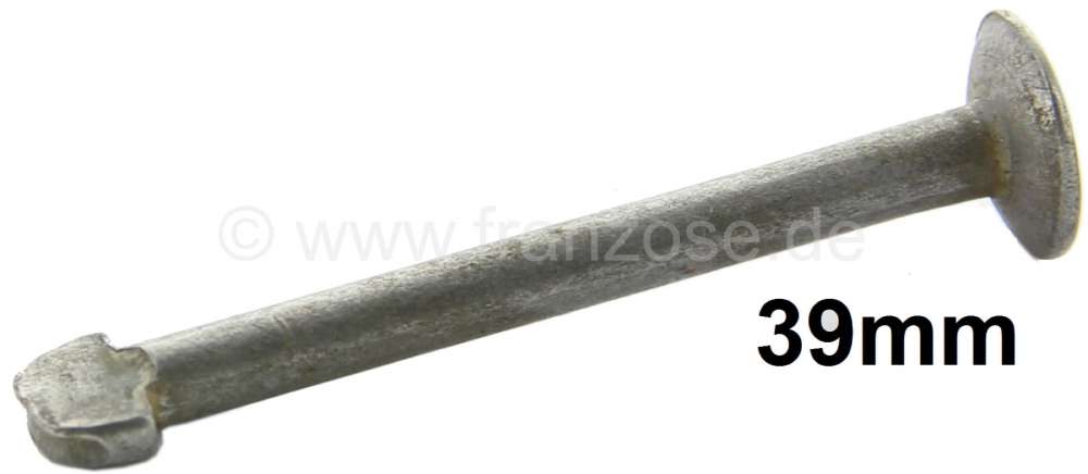Citroen-2CV - Bremsbacken: Haltestift Bremsbacke (Stift durch die Ankerplatte), passend für hinten (all