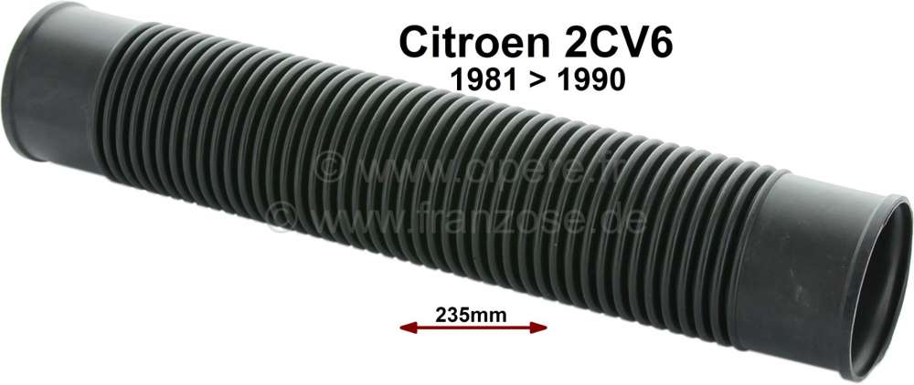 Citroen-2CV - Schlauch Luftführung, für die Scheibenbremse vorne. Passend für Citroen 2CV6, Dyane, Me