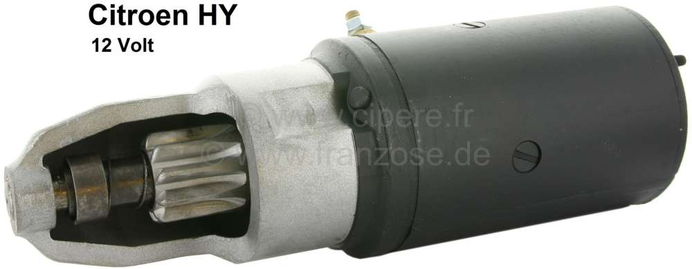 Citroen-DS-11CV-HY - Anlasser im Austausch, 12 Volt. Passend für Citroen HY. Zuzüglich 150 Euro Altteilpfand.