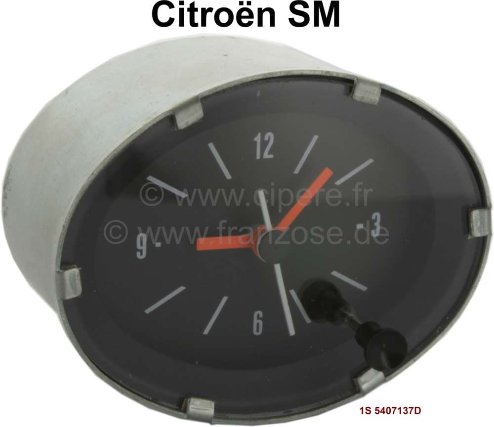Citroen-DS-11CV-HY - SM, Zeituhr (optisch wie Original). Passend für Citroen SM. Die Zeituhr hat ein elektroni