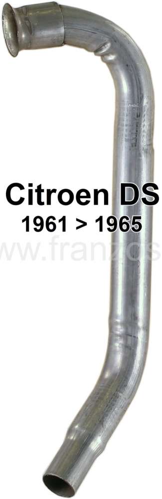 Citroen-DS-11CV-HY - DS 61>65, Krümmerrohr (Flammrohr). Passend für Citroen DS19, von Baujahr 09/1961 bis 04/