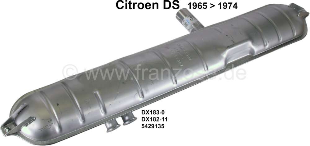 Citroen-DS-11CV-HY - DS ab 65, Vorschalldämpfer (gute Qualität). Passend für Citroen DS, ab Baujahr 1965. Or