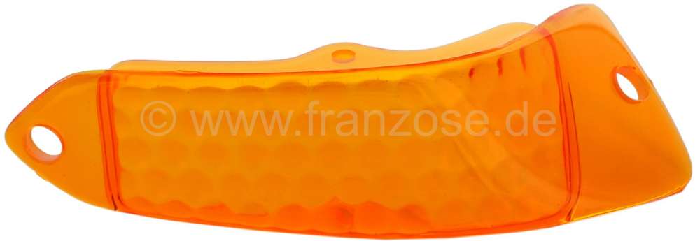Citroen-DS-11CV-HY - Blinkerkappe vorne rechts, orange. Passend für Citroen DS Pallas, bis Baujahr 1967.