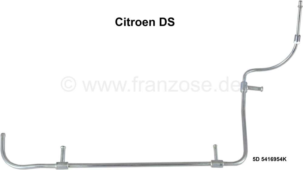 Sonstige-Citroen - Hydraulikleitung Rücklauf, von dem Druckregler + Höhenkorrektor vorne + Servolenkung, zu