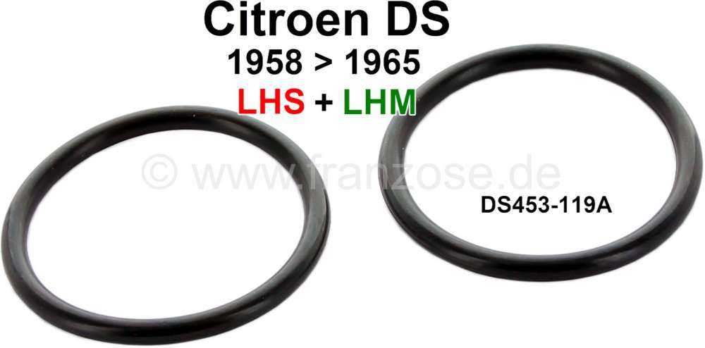 Alle - Bremssattel - Reparatursatz LHM + LHS. Passend für Citroen DS, von Baujahr 1958 bis 1965 