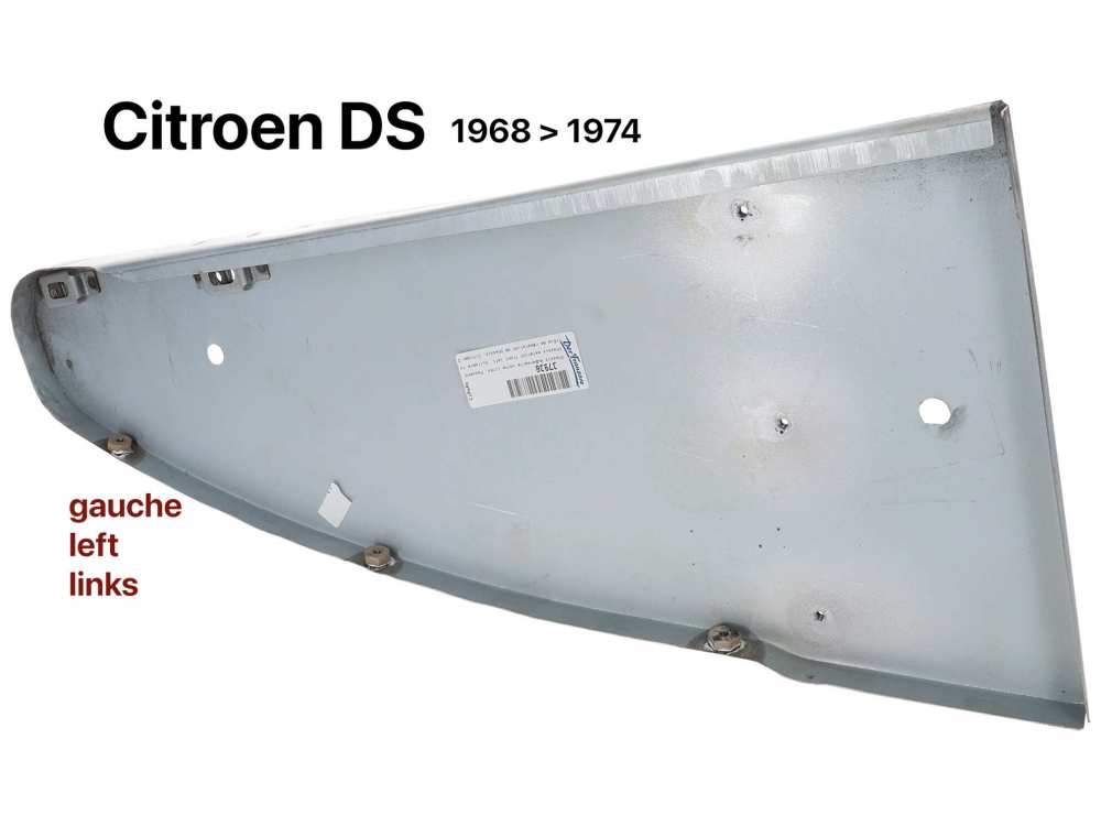 Citroen-DS-11CV-HY - Chassis Außenseite vorne links. Passend für Citroen DS, bis Baujahr 1967 (alte Front).