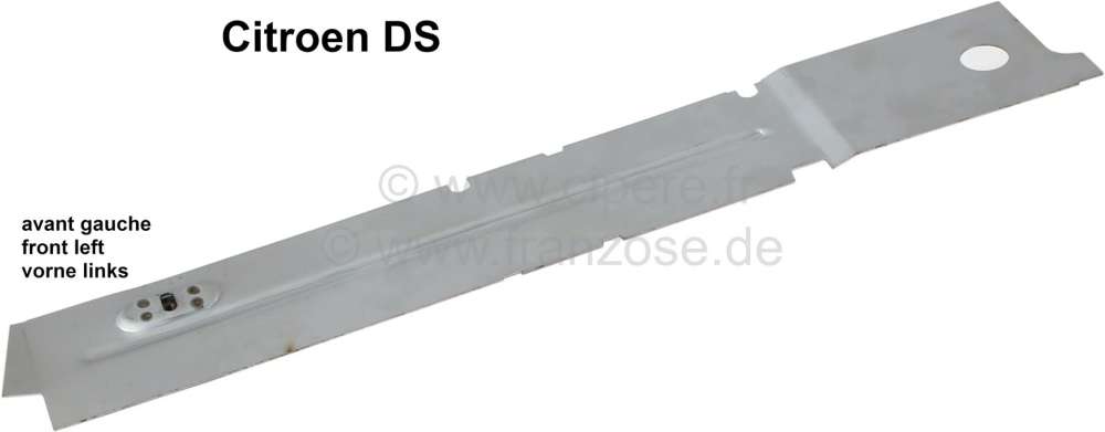 Sonstige-Citroen - Längsträger vorne links. Unteres Blech mit dem Bogen nach oben (Endspitze vorne links, u