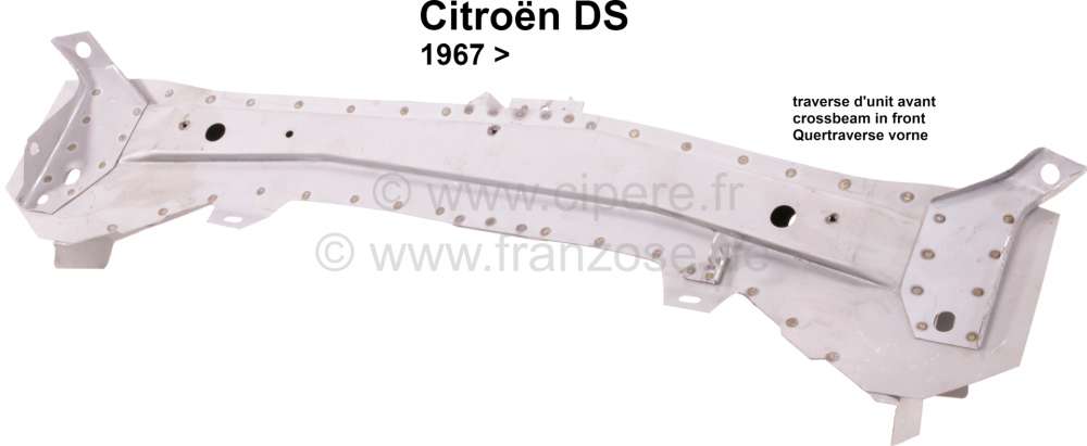 Sonstige-Citroen - Quertraverse vorne, komplett wie Original. Passend für Citroen DS, ab Baujahr 1967 (neue 