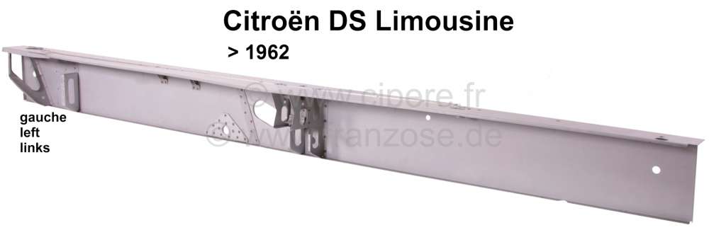 Sonstige-Citroen - Schweller komplett links. Passend für Citroen DS Limousine, bis Baujahr 1962.