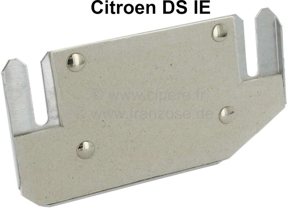 Citroen-2CV - Auslasskrümmer Hitzeschutz Platte, mit Isolation (Befestigung mit 4 Nieten). Passend für