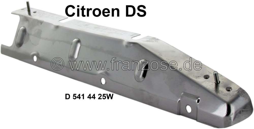 Citroen-2CV - Auslasskrümmer Hitzeschutzblech unten bzw. innen. Passend für Citroen DS, mit Vergasermo