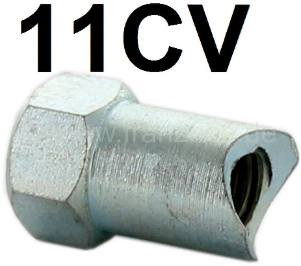 Citroen-DS-11CV-HY - Einstellmutter für das Handbremsseil. Passend für Citroen 11CV + 15CV. Or. Nr. 88199